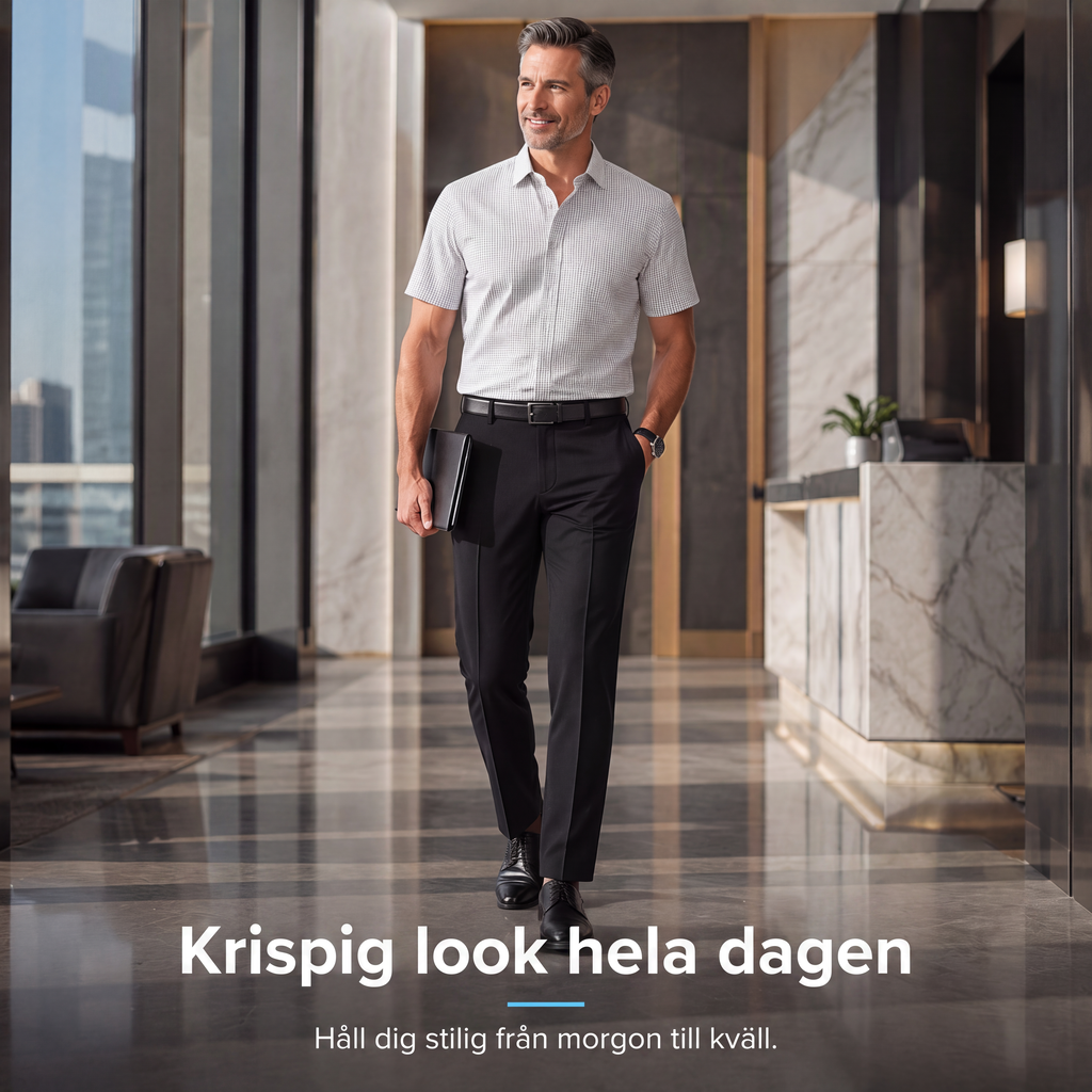 Nya ankomster📦 Klassiska raka byxor med hållbar konstruktion – tidlös komfort för moderna män