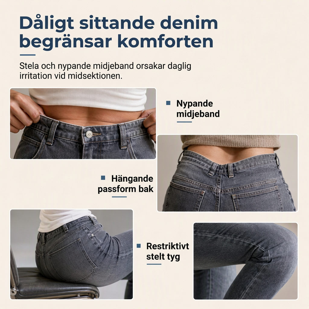 📢🎉50 % rabatt!!!🛍️✨Retro-jeans med vid ben för damer