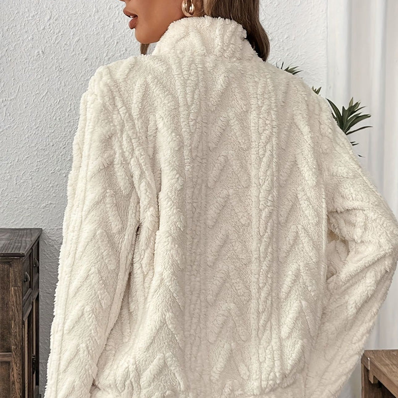 🍂Nya höstnyheter|Mysig Fleece Tröja för Dam – Varm Komfort och Elegant Stil för Kalla Höstdagar
