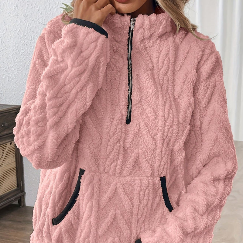 🍂Nya höstnyheter|Mysig Fleece Tröja för Dam – Varm Komfort och Elegant Stil för Kalla Höstdagar