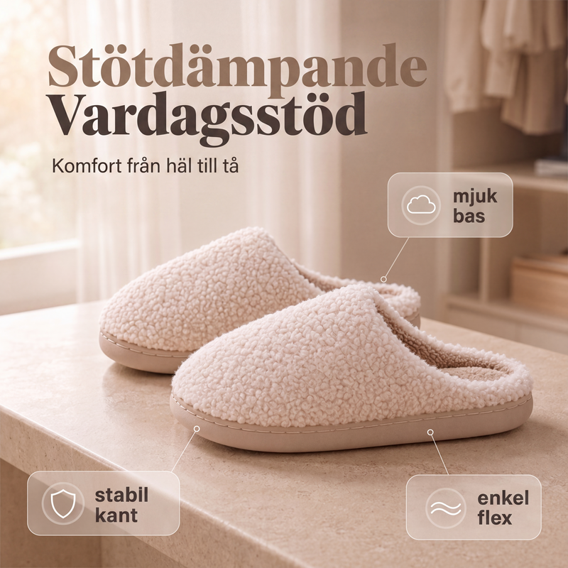 Mysiga vintertofflor för män och kvinnor