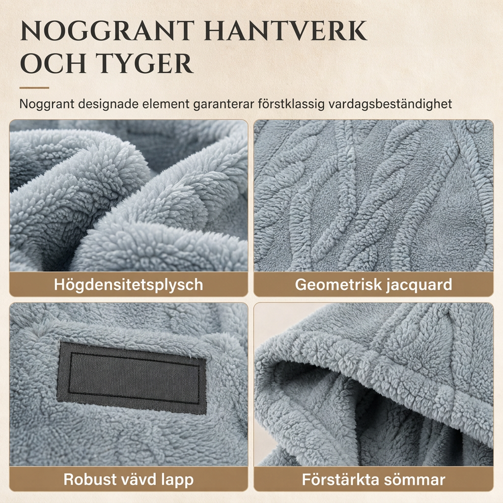 Herrluva med fleecefoder för vinter, jacquardmönstrad, långärmad pullover-tröja för avslappnad utomhusbruk