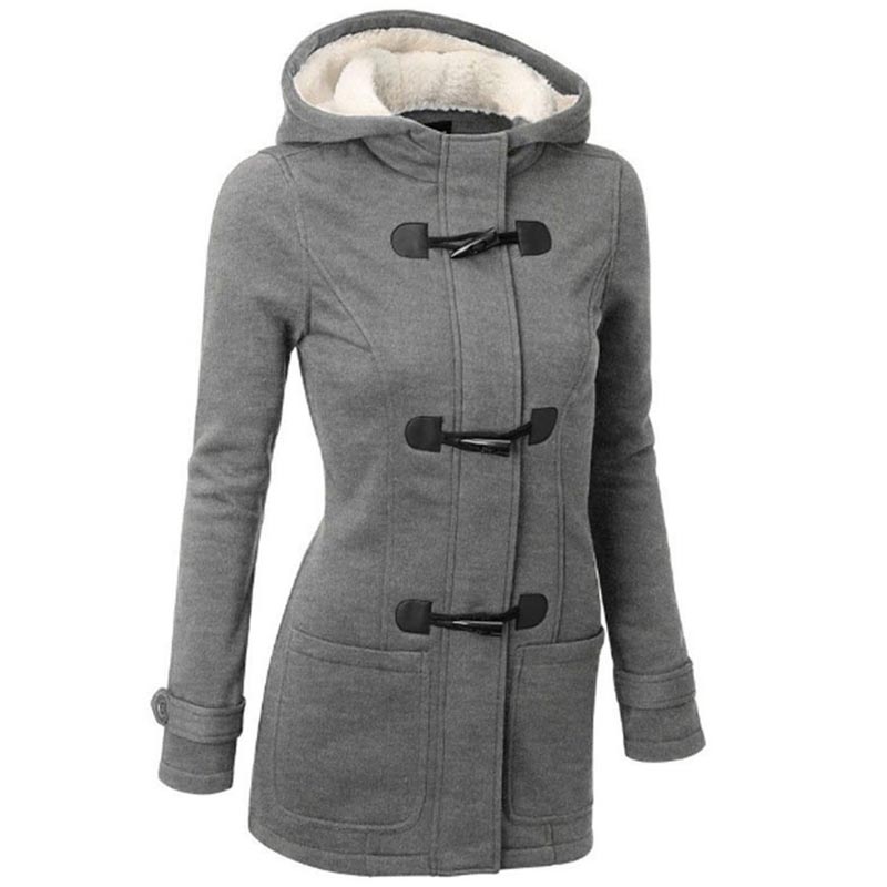 🍂Nya höstnyheter|🧥 Tidlös Höstkappa Med Mjuk Passform & Varm Huva