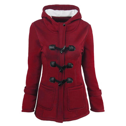 🍂Nya höstnyheter|🧥 Tidlös Höstkappa Med Mjuk Passform & Varm Huva