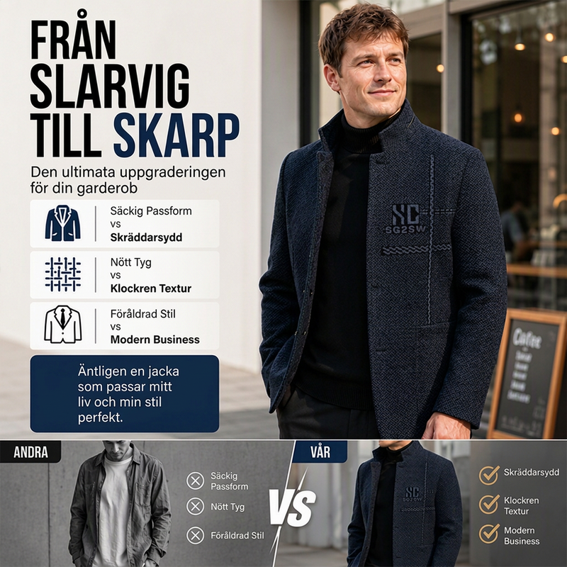 ✨ Höj Din Vardagliga Stil | Stilren Kavaj För Moderna Män