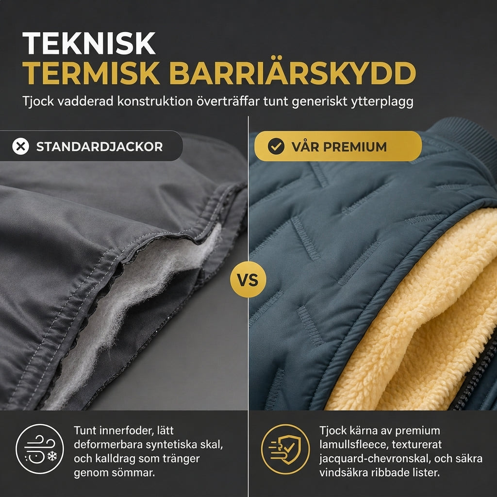 🧥 50 % RABATT – EN VÄRMIG GÅVA! ✨ Varm vinterjacka för män – isotermskrage med modern design för en avslappnad look och maximalt skydd ❄️🎁