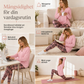 Set med stickad topp och rutiga leggings för kvinnor