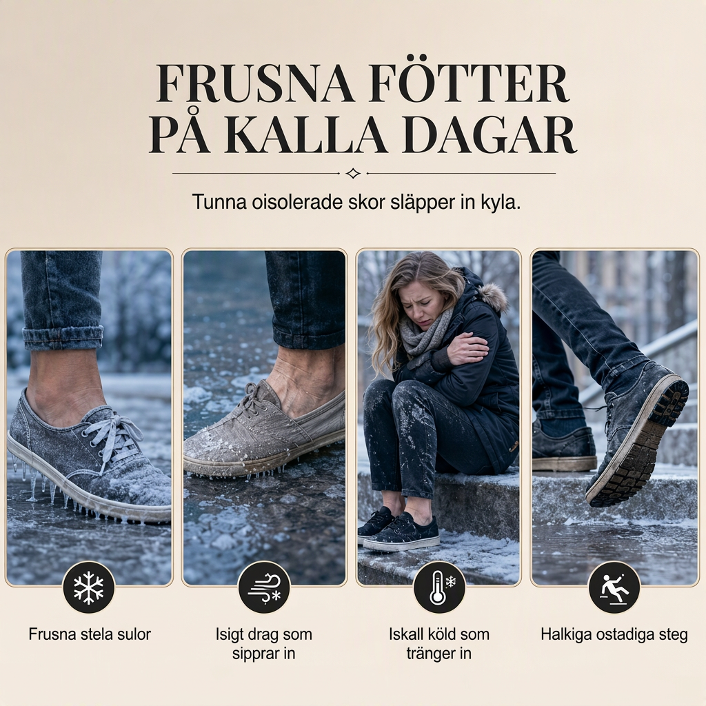 Vinterstövlar för kvinnor, mitten på vaden
