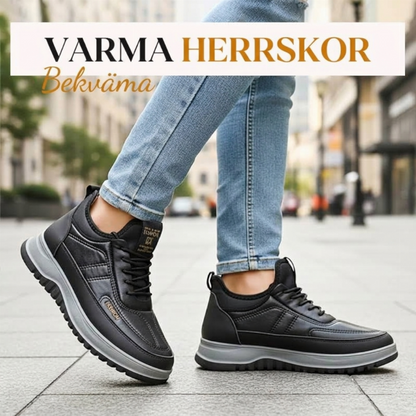 ⏳ Het erbjudande! |Varma och vattentäta vardagsskor för män – halkfria sulor, mjuka och bekväma