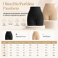 Kvinnors högmidjade vadderade shapewear-shorts med magkontroll