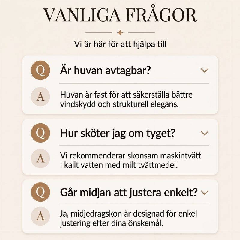 Parkajacka med huva och varmt foder för kvinnor