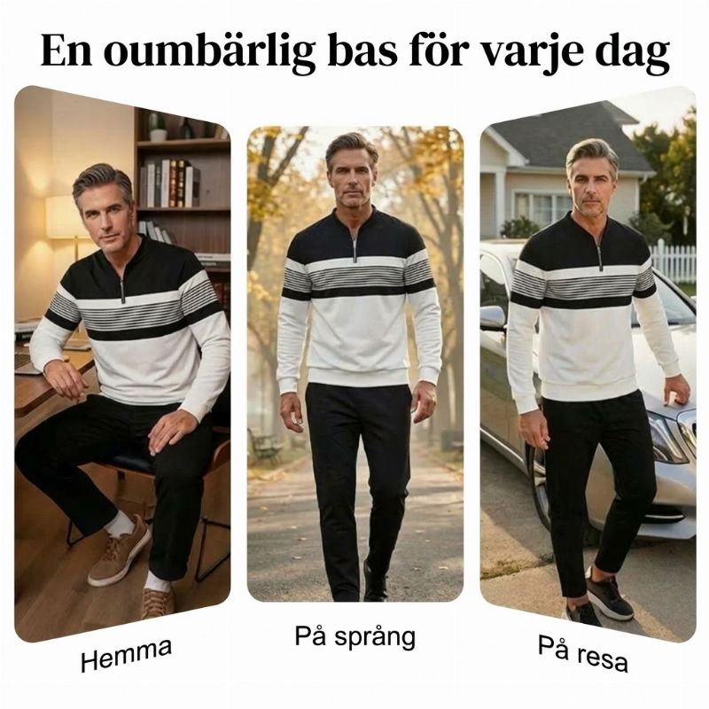 ⏰🔥BEGRÄNSAD TID 50 % RABATT OCH FRI FRAKT!🔥ÖVER 50 000 SÅlda!🧵 Herrset med tröja och byxor med grafiskt tryck – Djärv streetwear-stil. Ultimat komfort för avkoppling eller ärenden👖