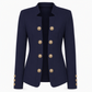 Kvinnor kavaj med ståndkrage, slim fit