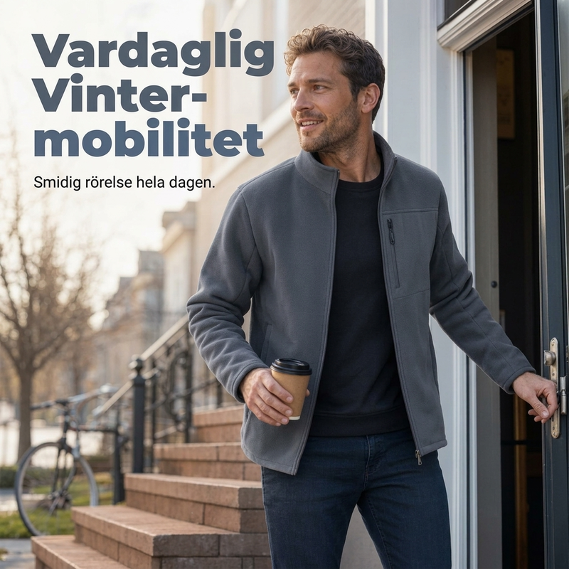 Nyhetserbjudande✨|Varm fleecejacka med praktisk design för vardag och fritid