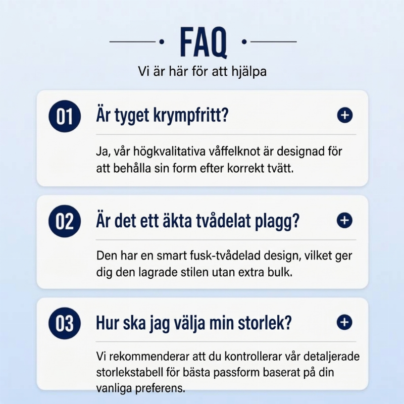 Herrars pikétröja i waffelstickad med falsk tvådelad design