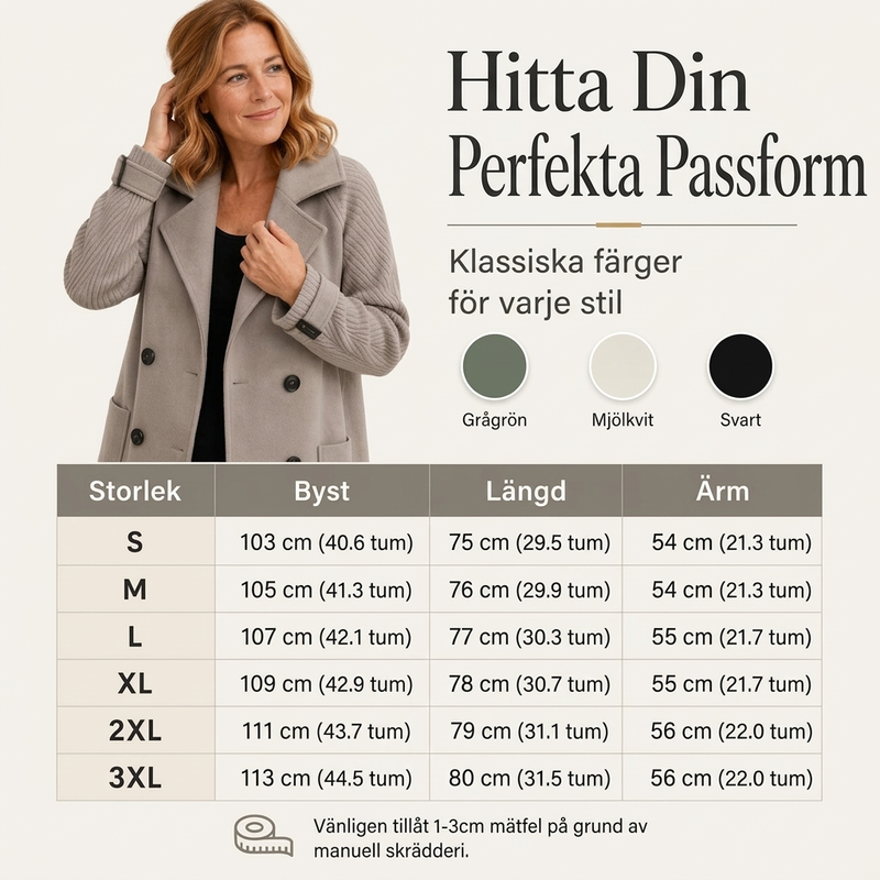 Kvinnors lediga dubbelknäppt kavaj med krage
