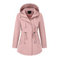 📢🎉50 % rabatt!!!🛍️✨Snygg och varm halvlång hoodie för damer