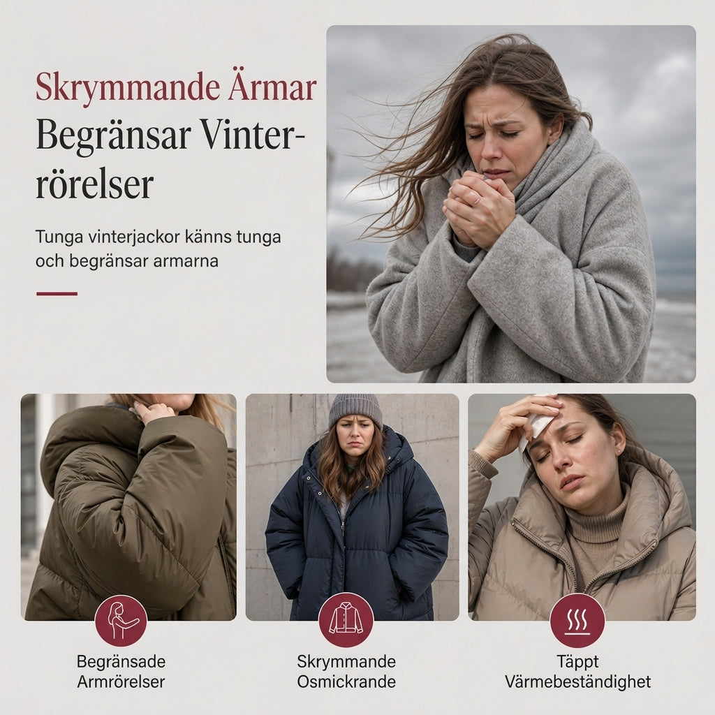 📢🎉50 % rabatt!!!🛍️✨Vadderad ärmlös huvtröja för damer, medellång, fritidsstil
