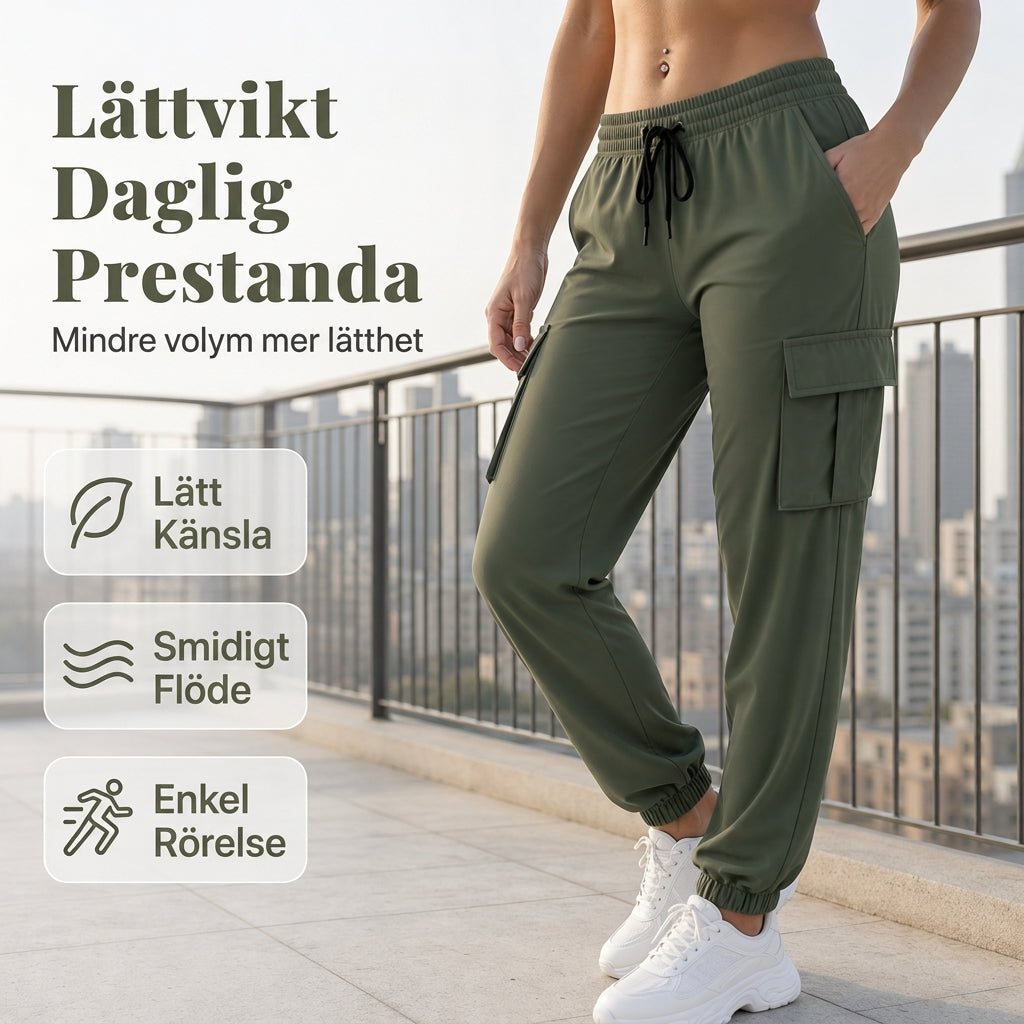 Avslappade Cargo-Joggers – Sköna, Lätta & Funktionella