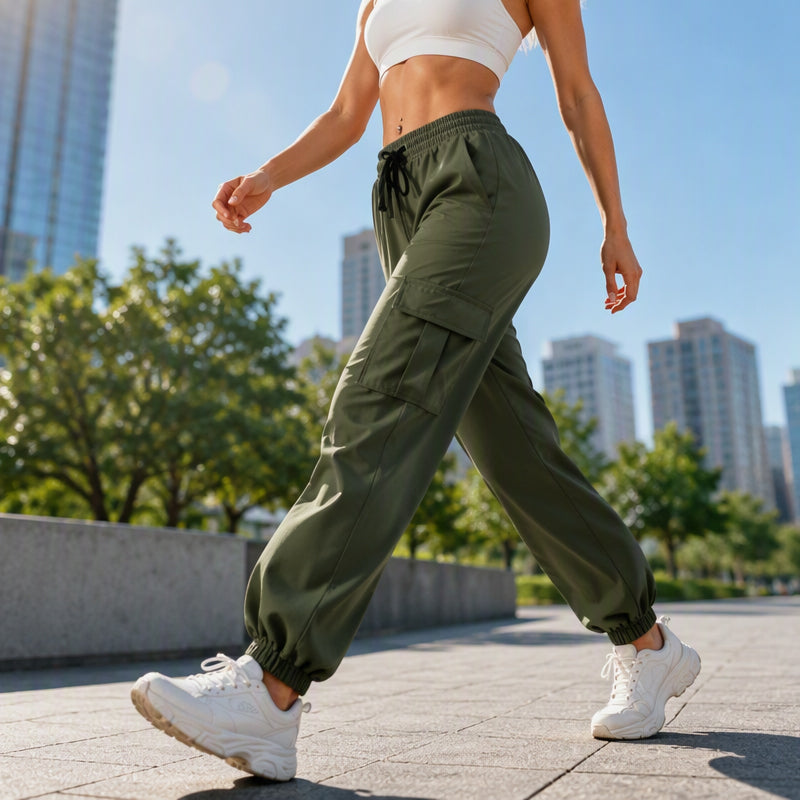 Avslappade Cargo-Joggers – Sköna, Lätta & Funktionella