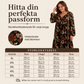 👗Damklänning med elegant lönnlövmönster