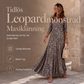 ✨Tidlös statement-stil | Långärmad maxiklänning med leopardmönster för damer