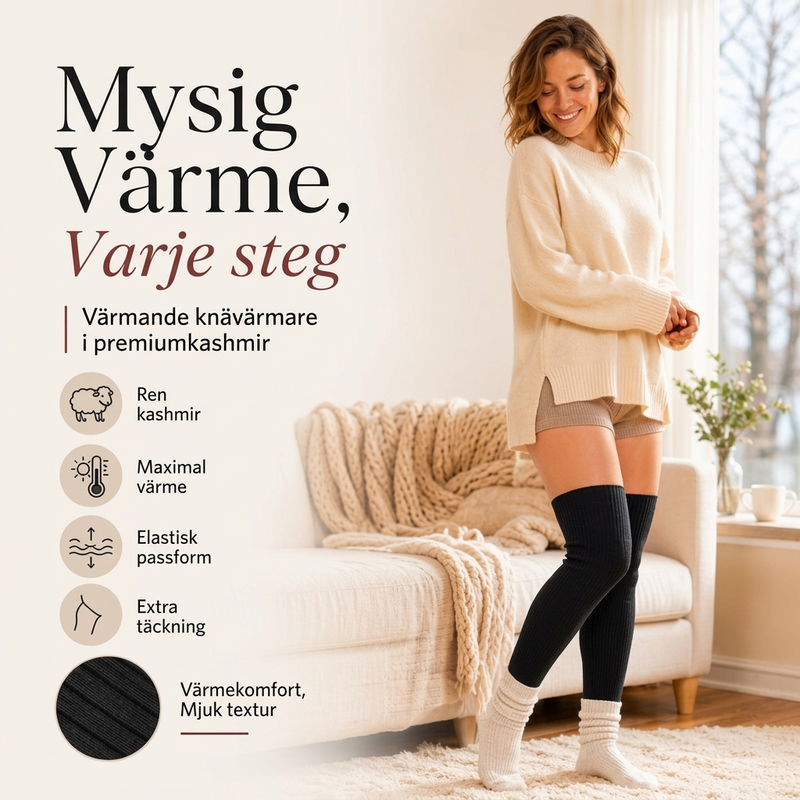 ✨Unisex-knästrumpor i extra lång kashmir