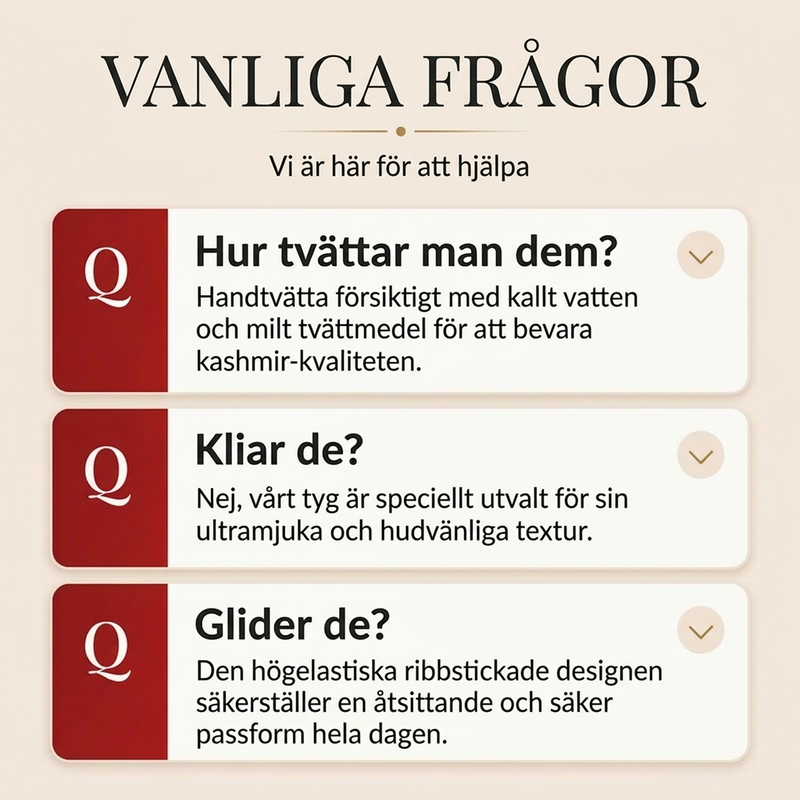 ✨Unisex-knästrumpor i extra lång kashmir