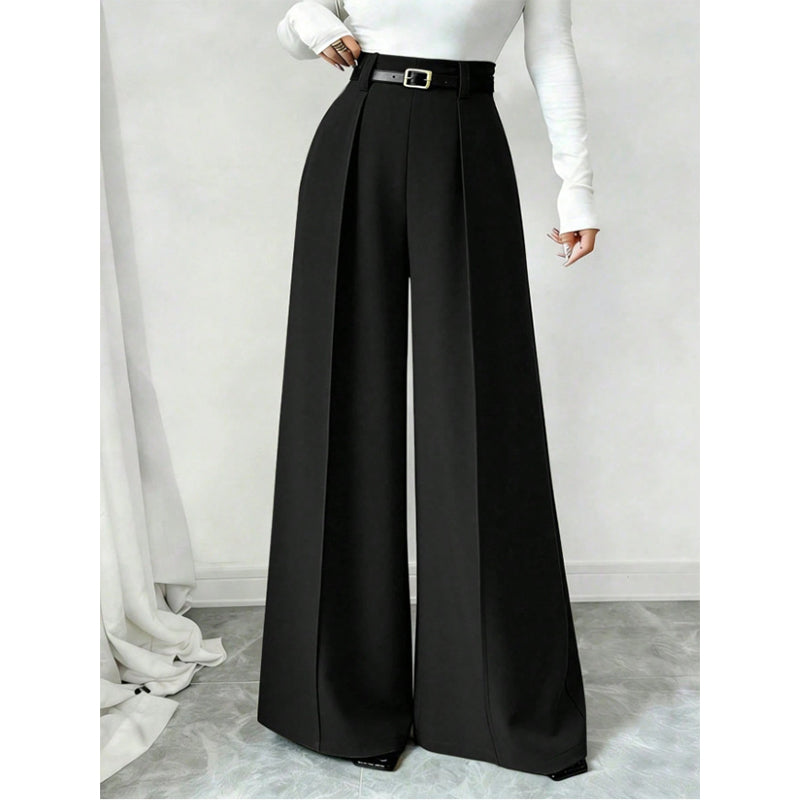 📢🎉50 % rabatt!!!🛍️✨Eleganta, vidskurna dambyxor med fall