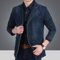 Stilslimmad jeansblazer för män