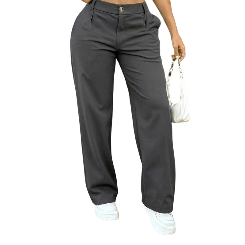 ✨ En tidlös favorit 👖 Dambyxor med hög midja och raka ben – eleganta, bekväma och mångsidiga