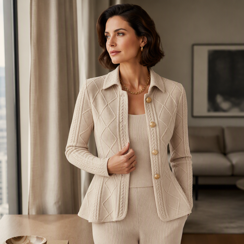 🔥 Dagens specialerbjudande – Elegant rynkad peplum-kavaj för damer ✨ feminin silhuett, peplum-snitt, elegant