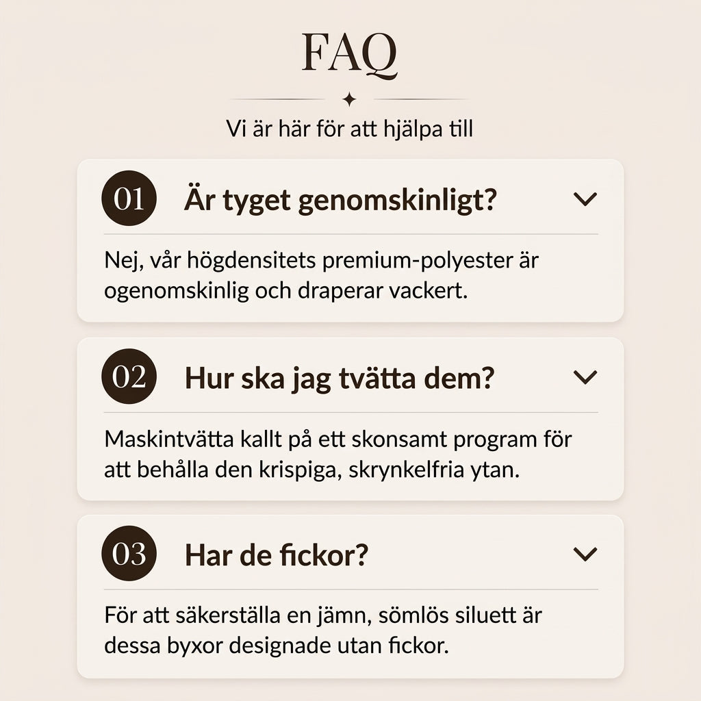 ⏰ Sista dagen på rean – 50 % RABATT ✨Casualbyxor för dam med hög midja och vida ben