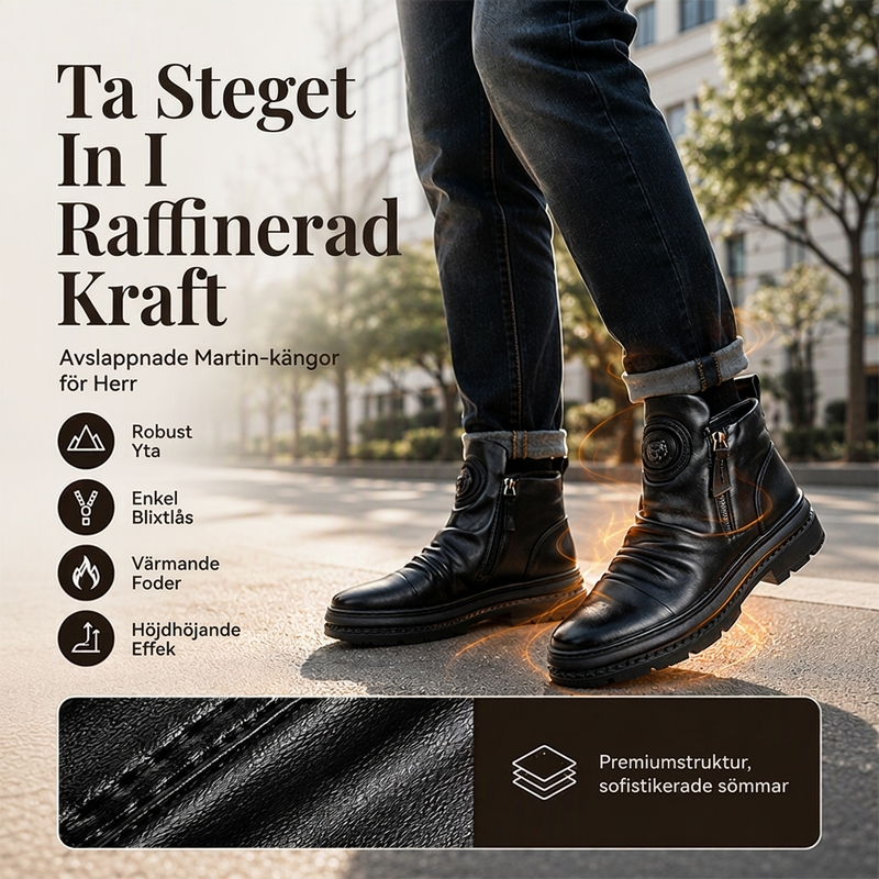 Varmfodrade halksäkra herrskor