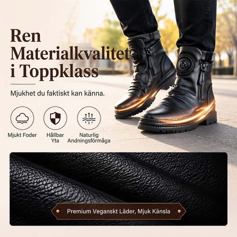 Varmfodrade halksäkra herrskor