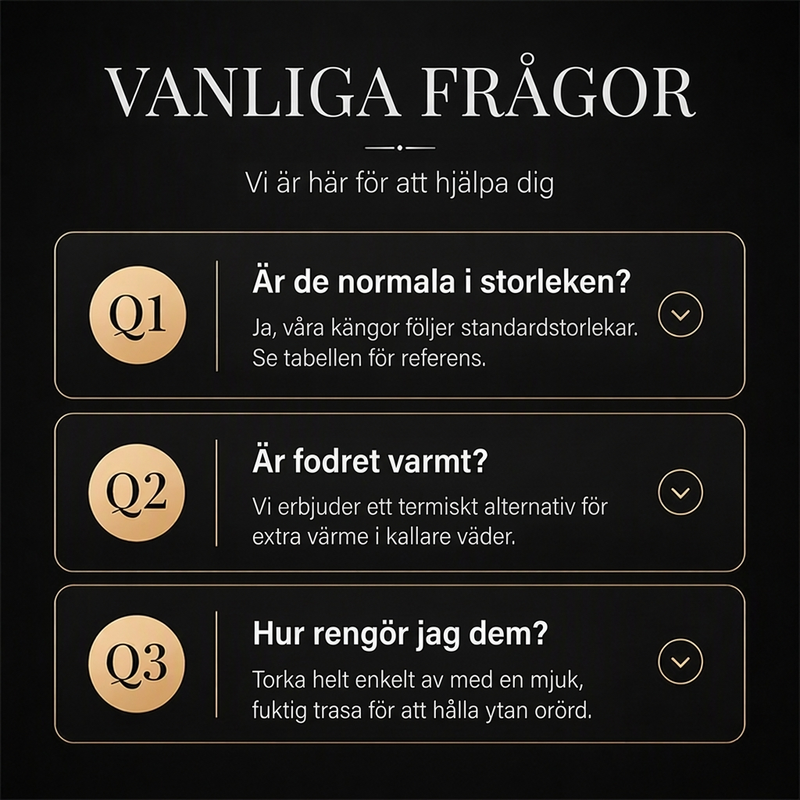 Varmfodrade halksäkra herrskor