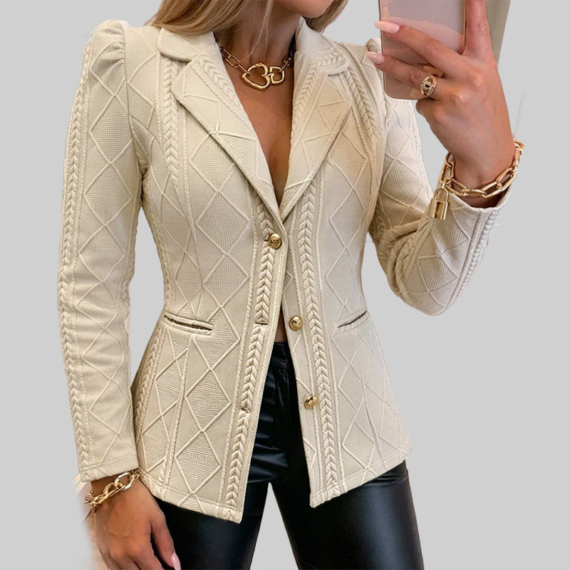 🧥Elegant figursydd damblazer