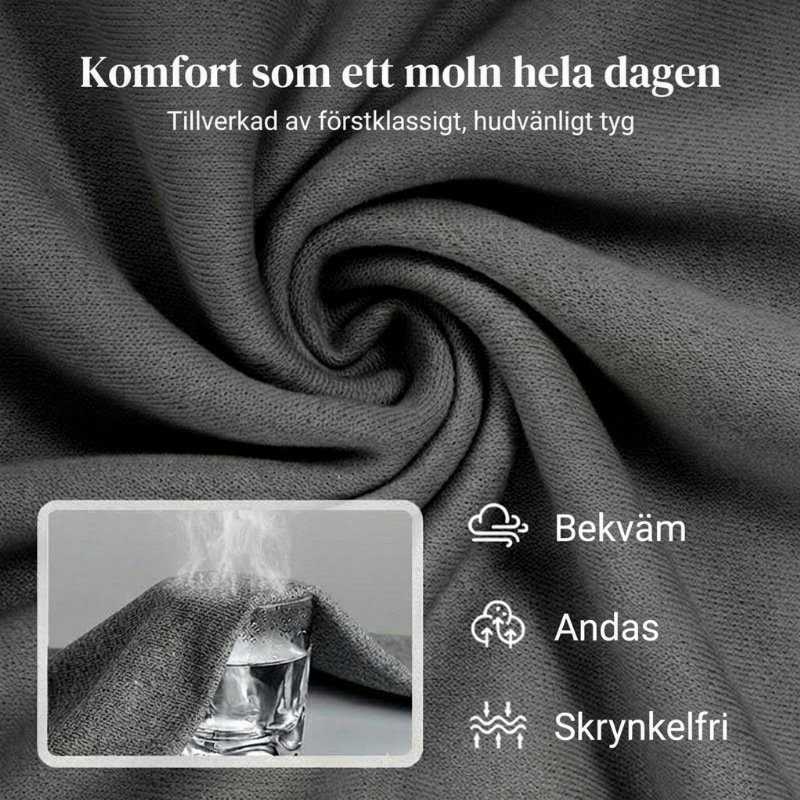 Nya ankomster📦 Avslappnat set med topp och byxor med dragsko för dam