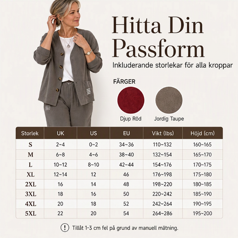 Lampull, 2 delars set i casual stil för dam
