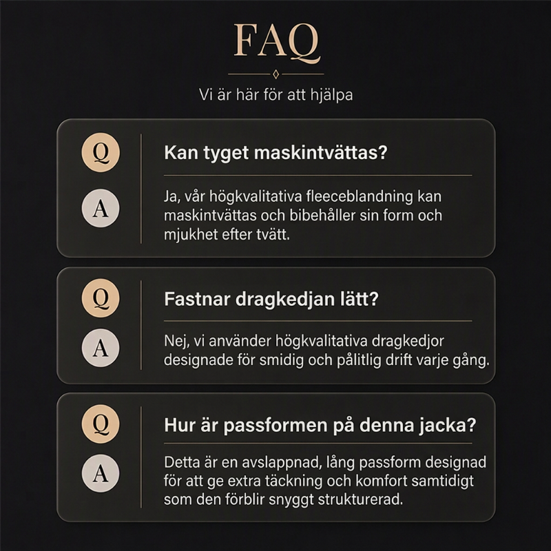 ✈️Fri frakt🧥Lång fritidsjacka med dragkedja och huva för dam