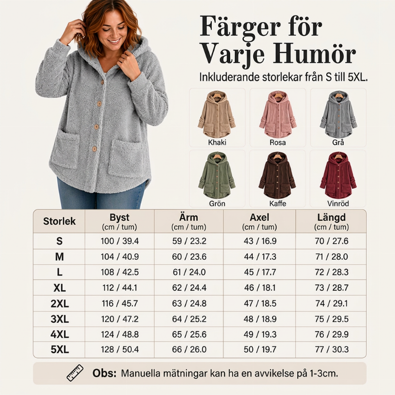 ⏰Sista dagen!🧥Mysig vinterjacka med huva för damer – varm, vattenavvisande och lätt att kombinera med andra plagg ❄️