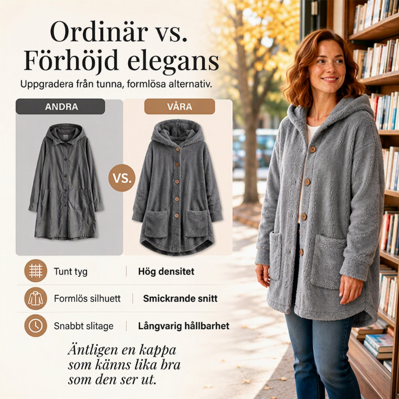 ⏰Sista dagen!🧥Mysig vinterjacka med huva för damer – varm, vattenavvisande och lätt att kombinera med andra plagg ❄️