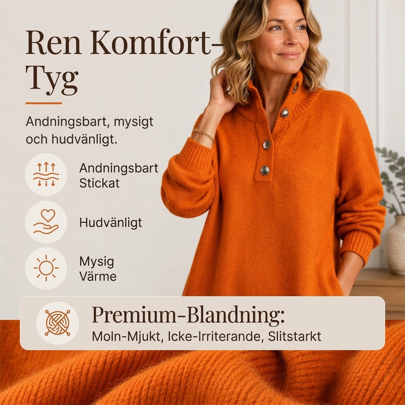 Kvinnor ribbstickad klänning med lapellkrage