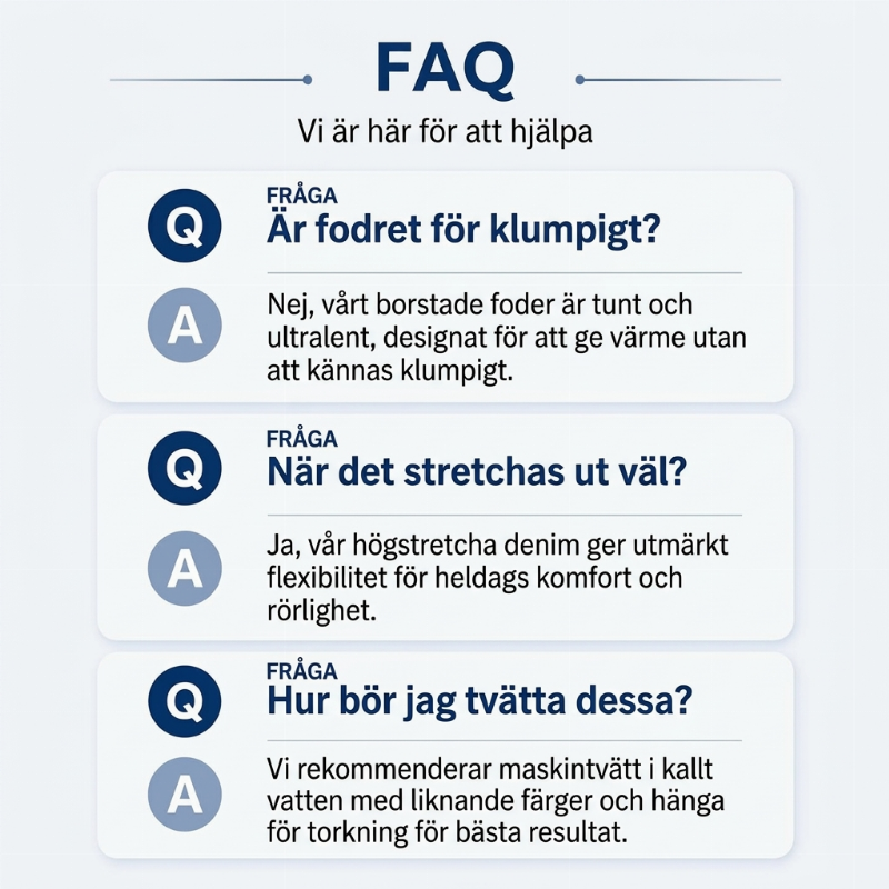 Supervärmande 🥰 Perfekt för kallt väder ❄️ Damjeans i stretch med fleecefoder och hög midja