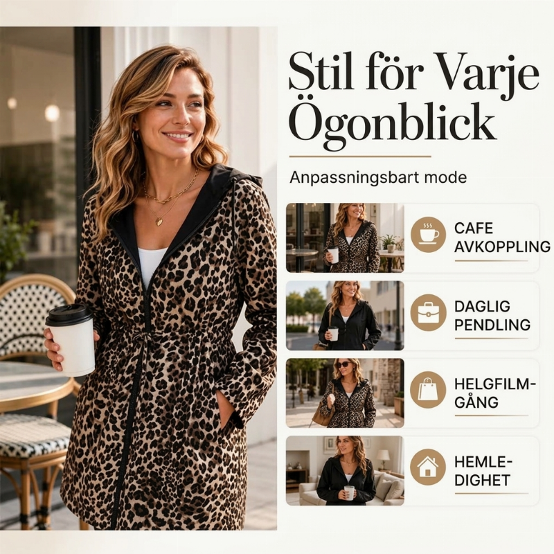 ⌛Tidsbegränsat erbjudande: 50 % rabatt🔥🧥Vändbar hoodiejacka med dragkedja för damer✨