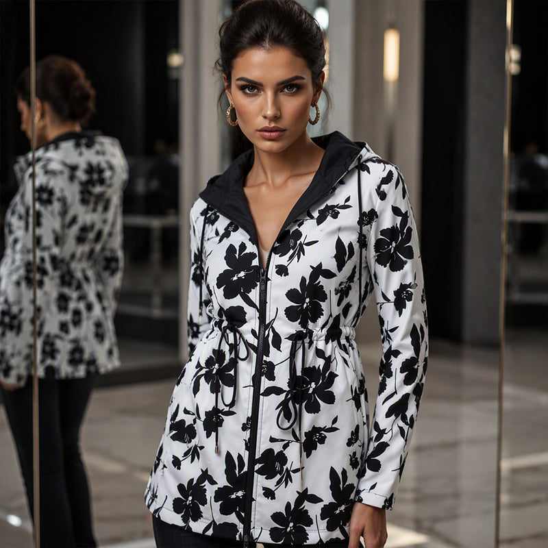 ⌛Tidsbegränsat erbjudande: 50 % rabatt🔥🧥Vändbar hoodiejacka med dragkedja för damer✨