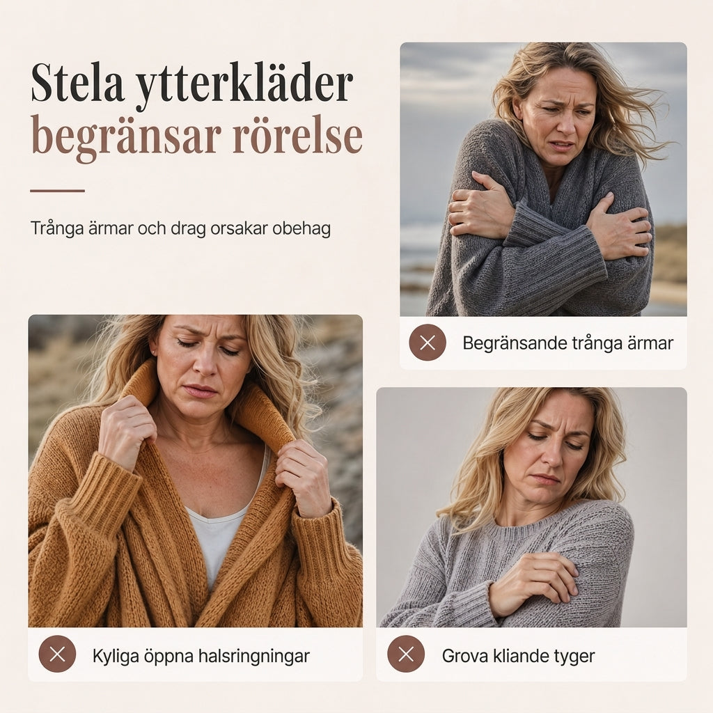 Lös stickad kofta med batwingärmar för kvinnor, öppen fram med sjaluckning för höst och vinter