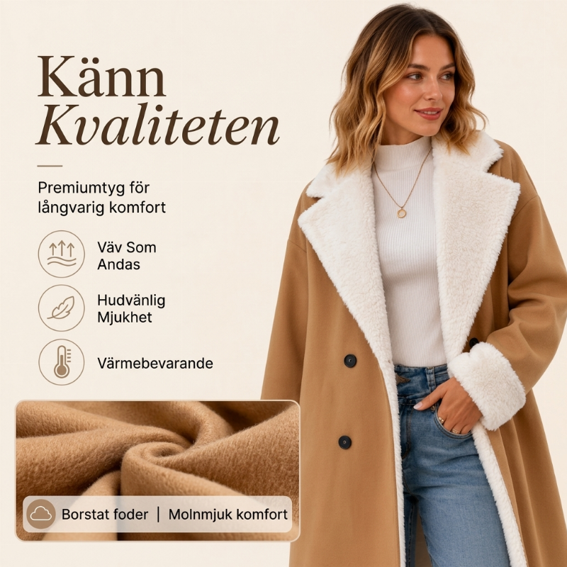 Elegant vinterullkapp för kvinnor