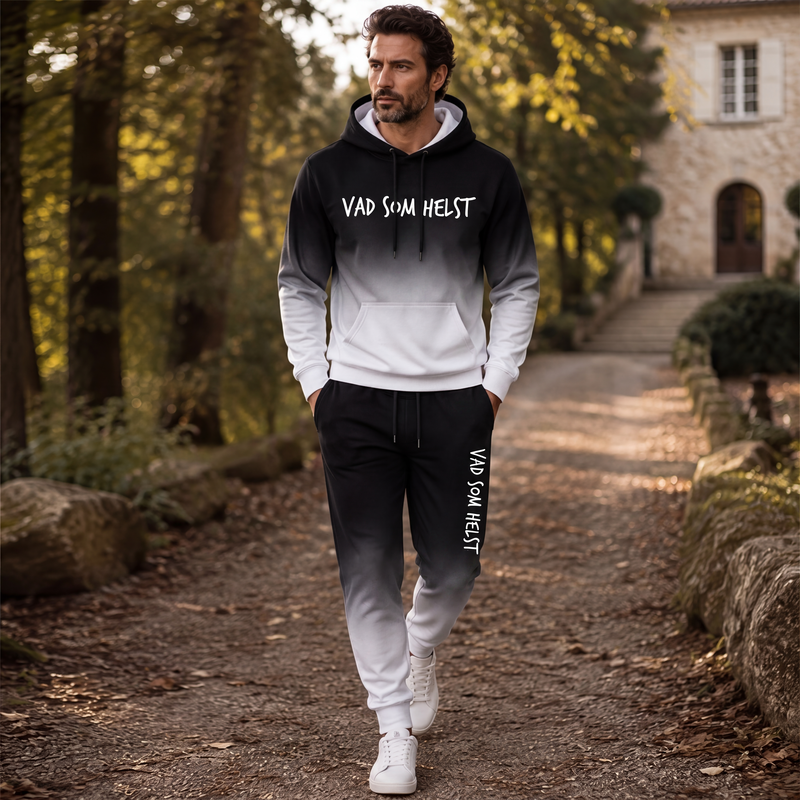 ✈️Fri frakt🔥 50 % RABATT IDAG! 🧥 Set med huvtröja och byxor för män – mysig komfort, urban stil och modern look för vardagen ✨