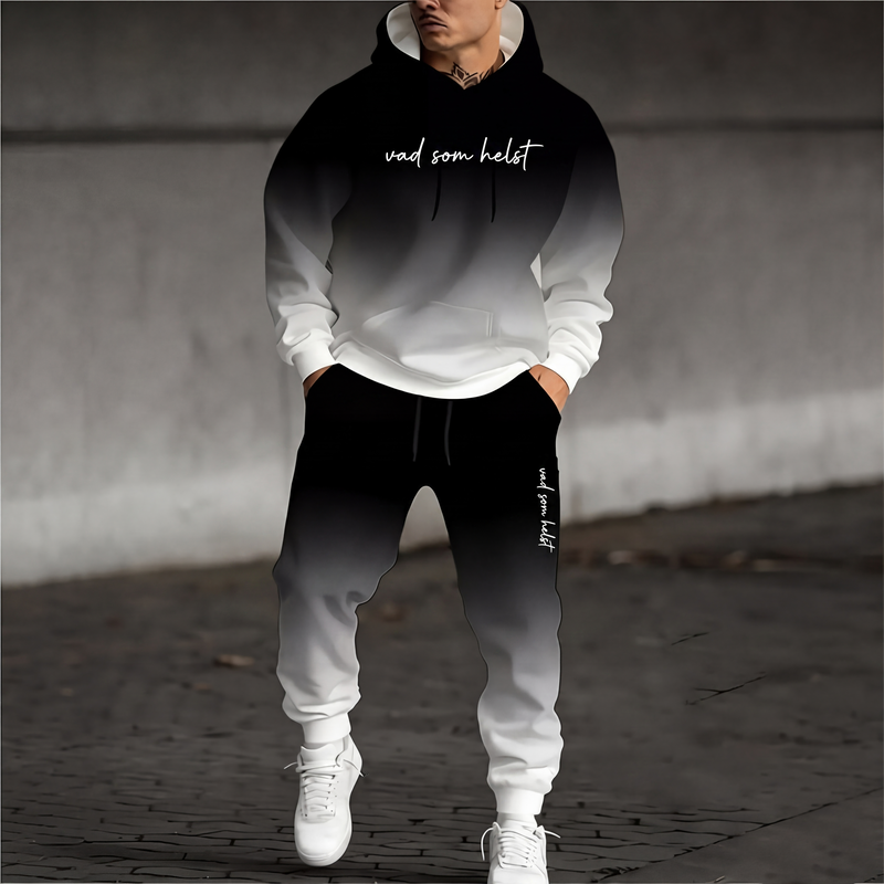 ✈️Fri frakt🔥 50 % RABATT IDAG! 🧥 Set med huvtröja och byxor för män – mysig komfort, urban stil och modern look för vardagen ✨